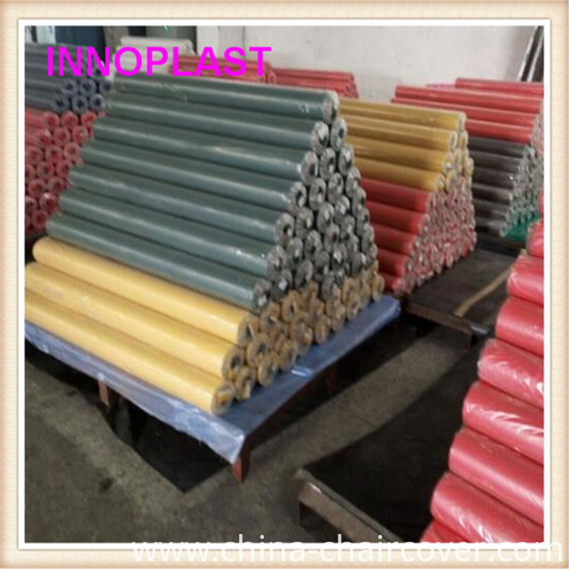 Plastic Embossed Transparent Table Cloth in Roll